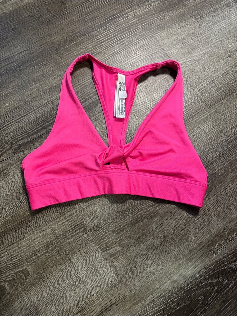 Hot Pink Racerback Sports Bra